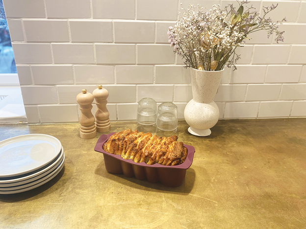 Tupperware Pull apart hvidløgsbrød med ost Pull apart bread